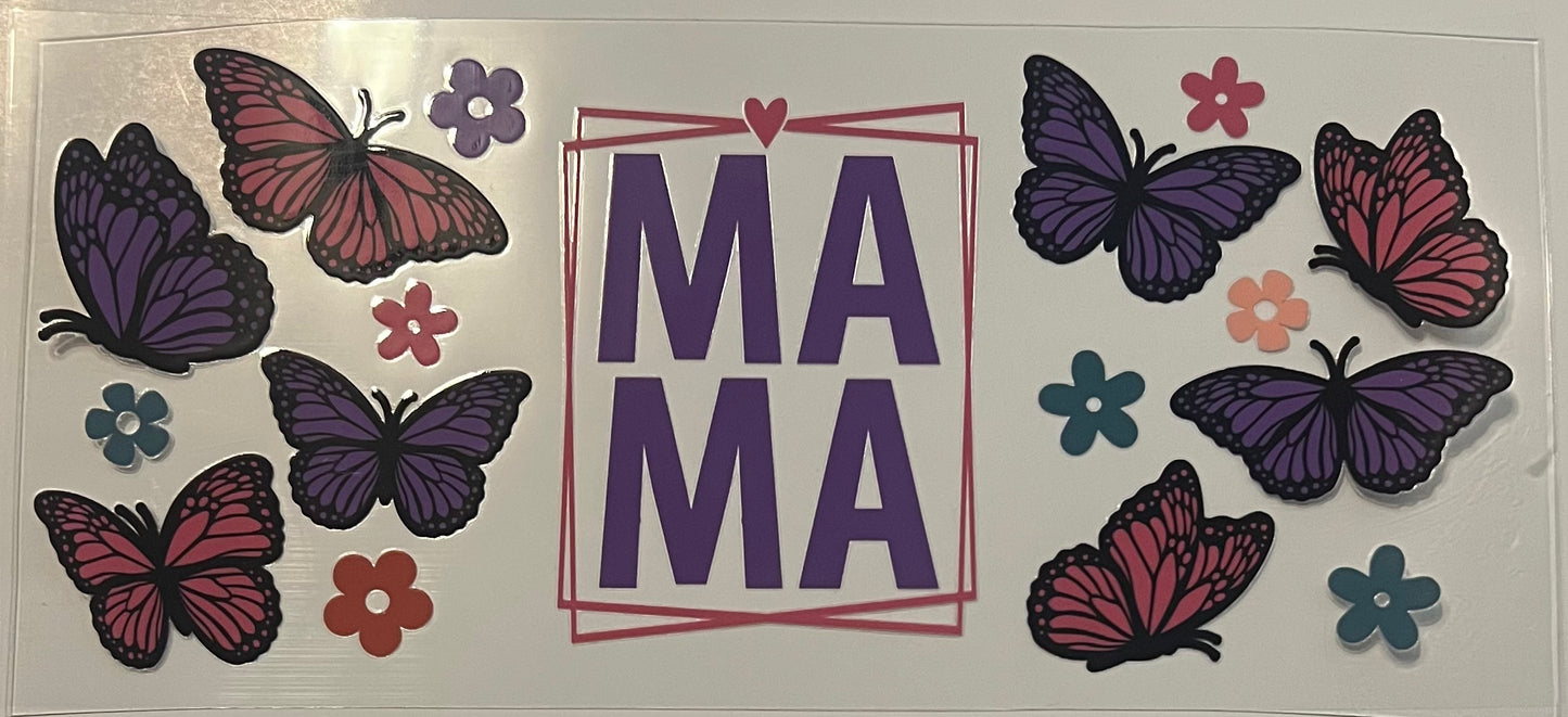 Mama Purple Butterflies