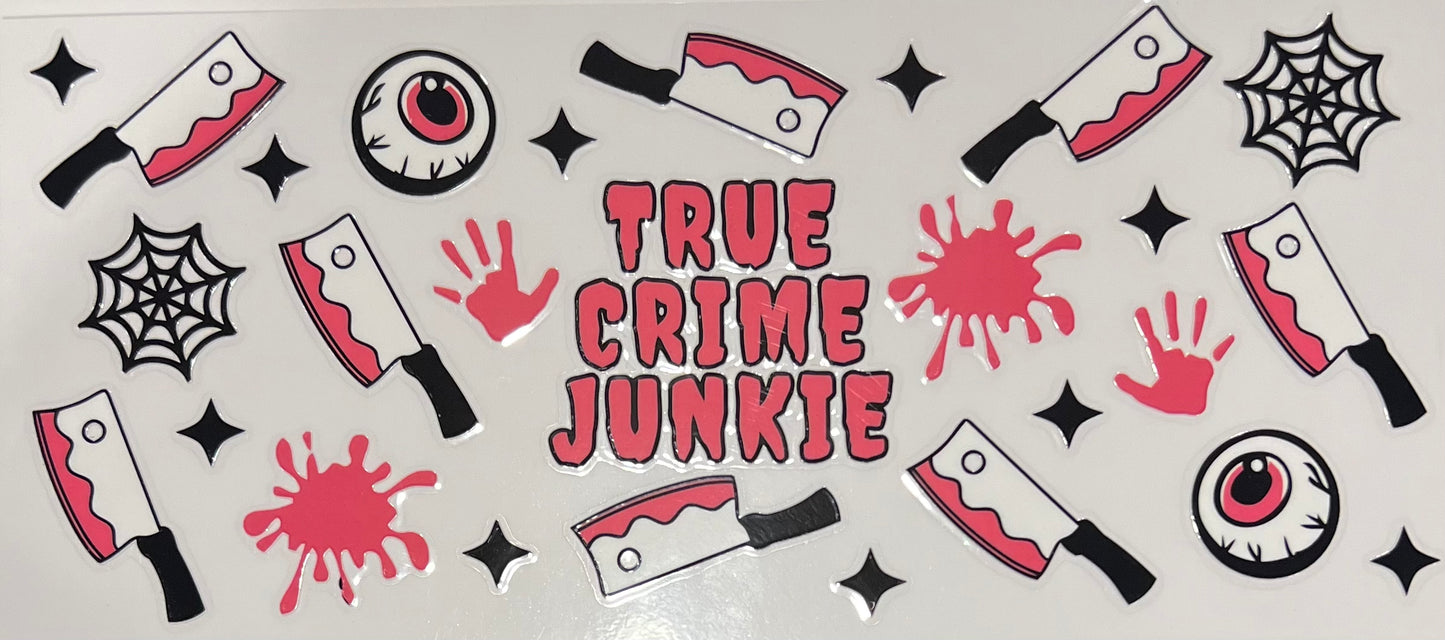 True Crime Junkie Pink Eyeball