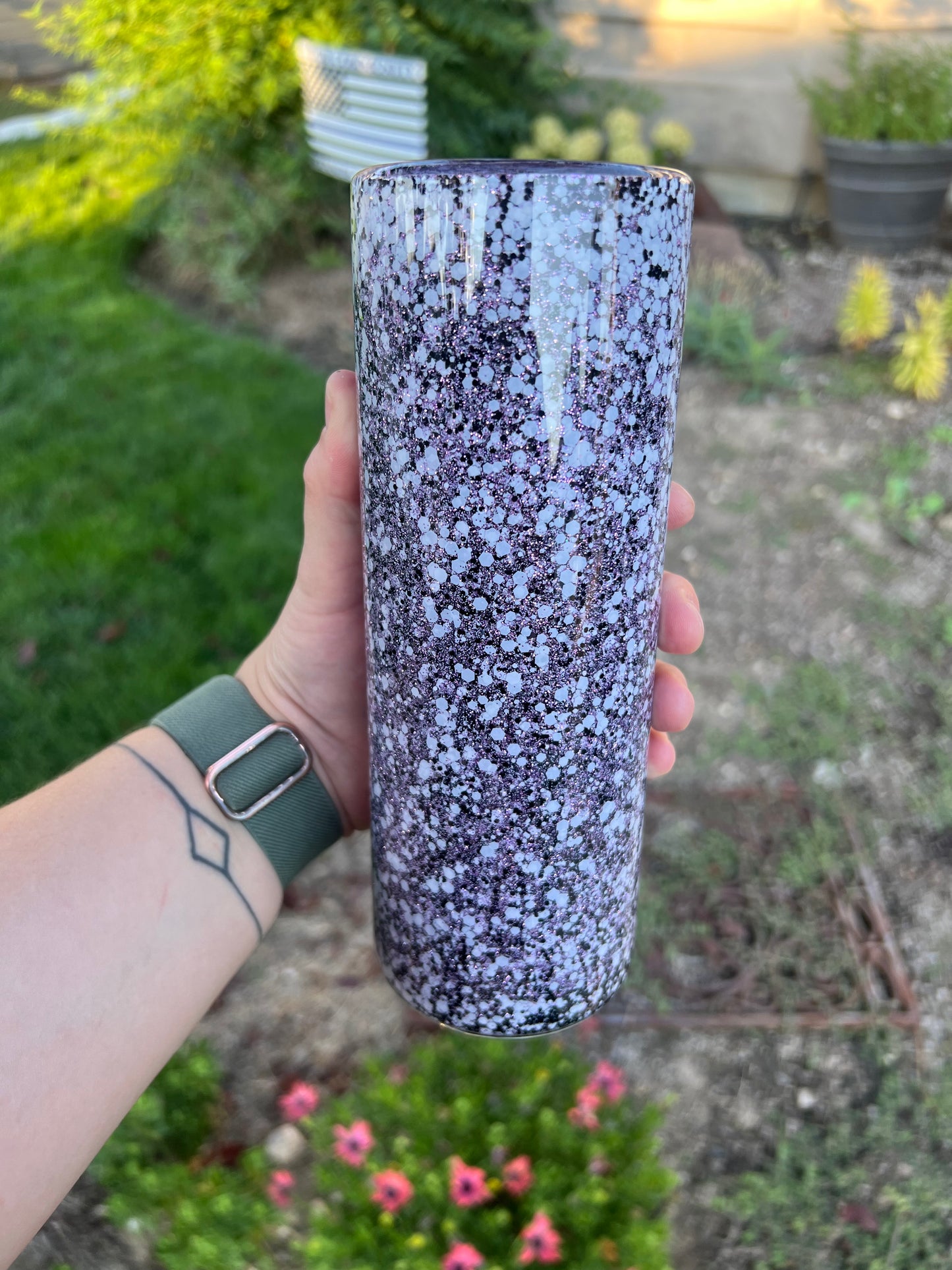 25oz Glitter Cup - GLASS